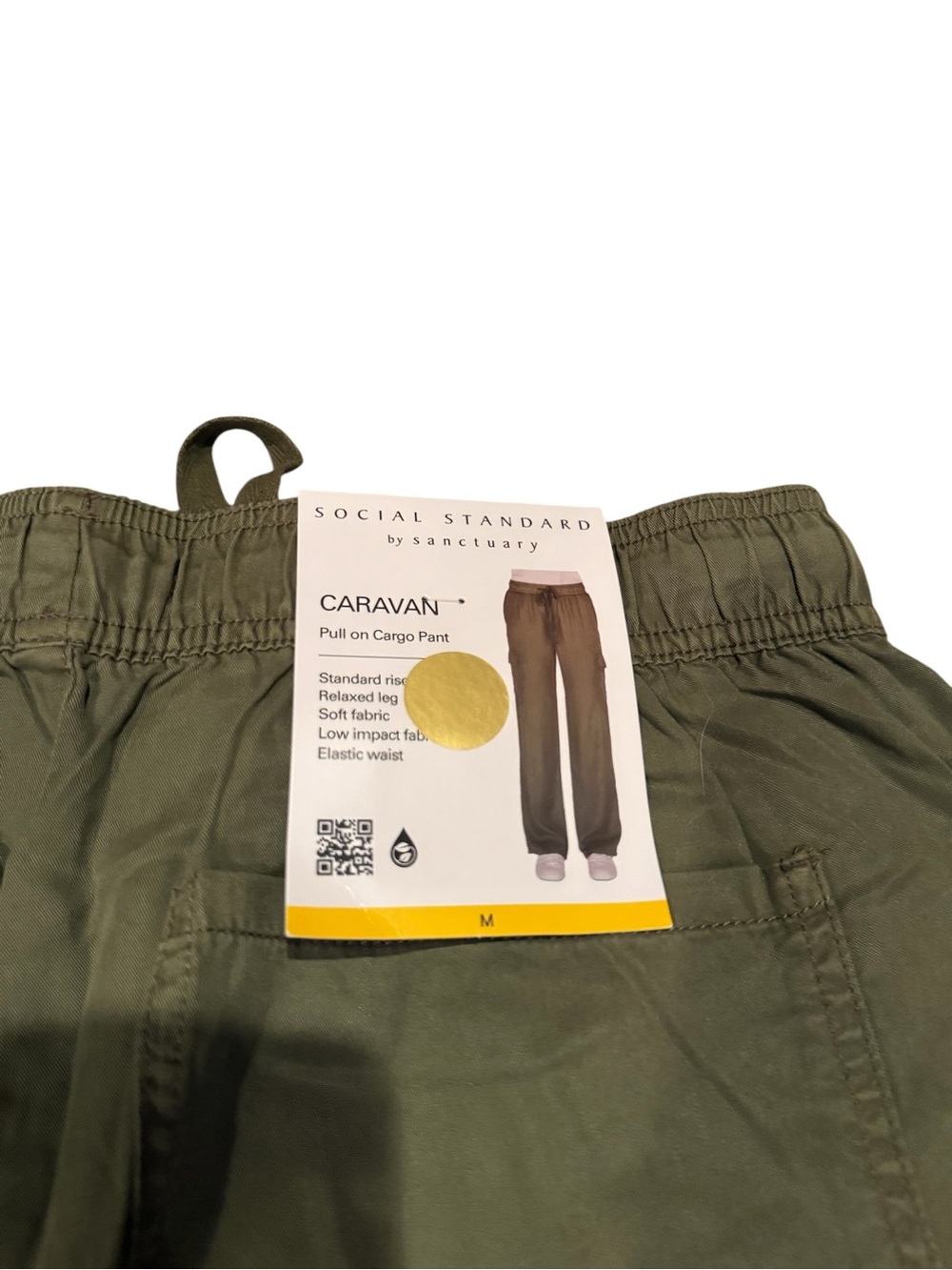Sanctuary Pull on Cargo Drawstring Pants - Women Size M - Picture 6 of 7